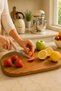 6-Piece Fruit Knife Stainless Steel Serrated Sharp Kitchen Peeling Chopping Knife Set Gray Sariva Home - 4