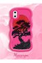 iPhone X Compatible Case Camera Protector Red Silicone Couple Phone Case Tree Pattern - 2