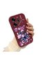 Tecno Pova 6 Compatible Case Camera Protector Claret Red Silicone Couple Phone Case Butterfly Pattern - 2