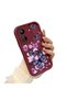 Xiaomi Redmi 13C Compatible Case Camera Protector Claret Red Silicone Couple Phone Case Butterfly Pattern - 3
