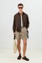 Brown Cotton Relax Fit Men's Shirt - 3