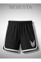 Printed Premium Jersey Ribbed Sports Shorts