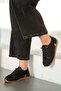 Jasmin Women's Genuine Leather Daily Use Shoes Black - 3
