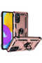 Galaxy M52 Case Camera Protector Magnetic Stand Tank Protection Omsy