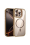 iPhone 16 Pro Case with Camera Stand, Magsafe Compatible, Transparent Back, Silicone Gzst - 2