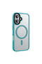 iPhone 16 Plus Case Magsafe Supported Camera Raised Matte Anti-Fingerprint Silicone Omsy - 4