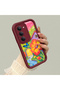 Redmi 15 5g Compatible Case Camera Protector Claret Red Silicone Couple Phone Case Butterfly Pattern - 3