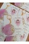 Welcome Themed Card Round Keychain 10 Pieces Babyshower Birthday Baby Gifts - 5