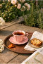 Handmade Ceramic Elegant Daisy Pattern Coffee Cup and Saucer - 4