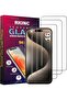Screen Protector [3-Pack] for iPhone 16, Tempered Glass Film Screen Protector, 0.33mm