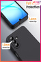 Black Liquid Inside Velvet Matte Silicone Case for Samsung Galaxy A57 - 4
