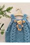 Puffy Jumpsuit - Azur Blue Knit Jumpsuit - 3