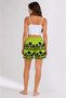 Girl's Premium Swim Shorts with Zipper Pockets and Mesh Lining - Neon Green - 2