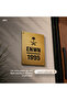 Gold Steel Plaque | 30 × 20 cm - 4