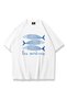 Unisex Oversized T-Shirt "The Les Sarmi̇res" Loose Fit Oversized White T-Shirt