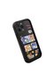 iPhone 14 Pro Compatible Black Silicone Case with Shockproof Camera Protection - 3