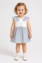 Baby Girl Muslin Zero Sleeve Summer Dress 15234