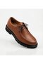 Genuine Leather Italian Style Eva High Sole Odorless Brown Classic Men's Shoes Te0403 - 6