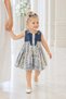 1-6 Years Old Girls' Premium Quality Crowned Evening Dress Set 7034 - 2