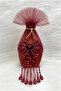 Bordo Testi, Butterfly Applique, Sparkling Sequins and Beaded Henna Night Test, Wedding Henna Cube, Earth Test - 3