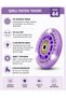 64 mm White Led Lighted Lilac Skate Wheel Pu Silicon Abec 7 Bearing Code 44 - 2