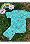 Girl's and Boy's 100% Cotton Combed Fabric Flamingo Shorts Set - 5