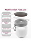 -Multi-Compartment Lunch Box with Built-In Hot/Cold Flask, Reusable Travel Cutlery Set & Standalone Thermal Soup/Food Bowl - 7