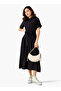 SOLID MIDI SHIRT DRESS - 4