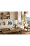 Reyla Costa Bianca Seashell Decorative Cushion Cover 45X45 cm Double-Sided Printed Stain-Resistant - 3