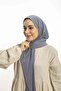Ready-To-Wear Practical Snap-On Shawl Sandy - Snap-On Hijab Women's Shawl-Grey - 4