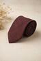 Burgundy Classic Linen Tie Kk13881 - 2