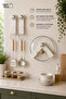 Set of 2 Plate Holders and Pot Lid Holders Strong Adhesive Wall Mount - 4