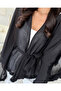 Black Tasseled Kimono - 4