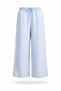 Blue Wide Leg Linen Trousers 17795