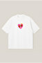 Heart Yarabandi Printed Oversize Boxy Cut Unisex 100% Cotton Tshirt |   Streetwear