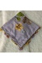 Handmade Needlework Writing, Scarf, Yemeni, Mevlit Cover, Head Cover, 4 Sides Embroidered, 100% Cotton, 100*100cm - 8