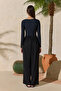 Black Half Elasticated Trousers - 6
