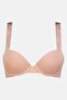 Women 2 Pack Animal Print Padded Underwired Push Up Bra, Multicolor - 4