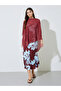 Two-Piece Floral Print Sleeveless Midi Dress - 3