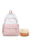 2 Piece School Combo Set - Premium Backpack & Cute Mini Food Jar