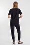 Knitted Fabric Pocket Jogger Women's Trousers - 2