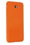 Ilkestor Galaxy J7 Prime Case Nano Inside Velvet Silicone (125835) - Orange - 3