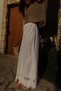 Wide Fit Trousers with Scallop Embroidered Cuffs - 4