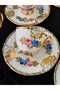 ESTERHOMEDECOR Hand-Painted Porcelain Coffee Cup Set for 6 People - 8