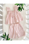 Summer 2-Piece Baby Girl Set with Butterfly Detail Shorts - 4