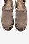 Caldris Mink Suede Genuine Leather Closed Front Thick Platform Sole Women's Sandals - 2