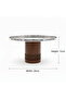 Luhpar Brown Wooden Footed Silver Stainless Steel Cake Stand - 20×12 cm - 4