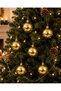 6-Piece Shiny Christmas Tree Ornament Ball 6 cm Plastic Christmas Tree Decoration Ball - 3