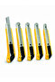5-piece metal slingshot set with ergonomic handle, steel utility knife, box packaging, pvc cutter - 3