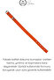 # Harness Woven Dog Collar Orange 2.5X50 cm Adjustable Durable Walking Leash Strong Fabric with Stainless Metal Buckle Pet Puppy Medium Breed Comfortable Safe Accessory - 2